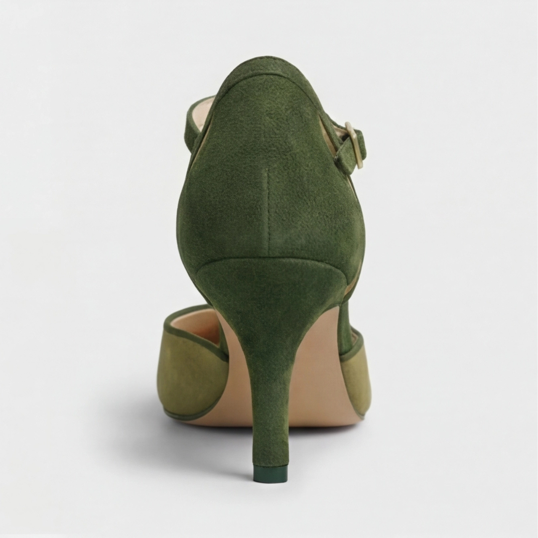 Coral | Slingback Kitten Heel Bicolor