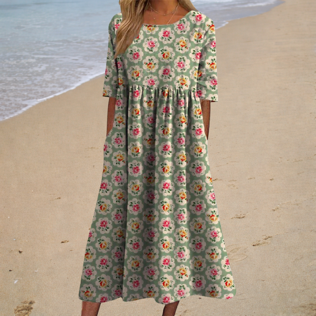 Aurelia | Vestido midi romántico