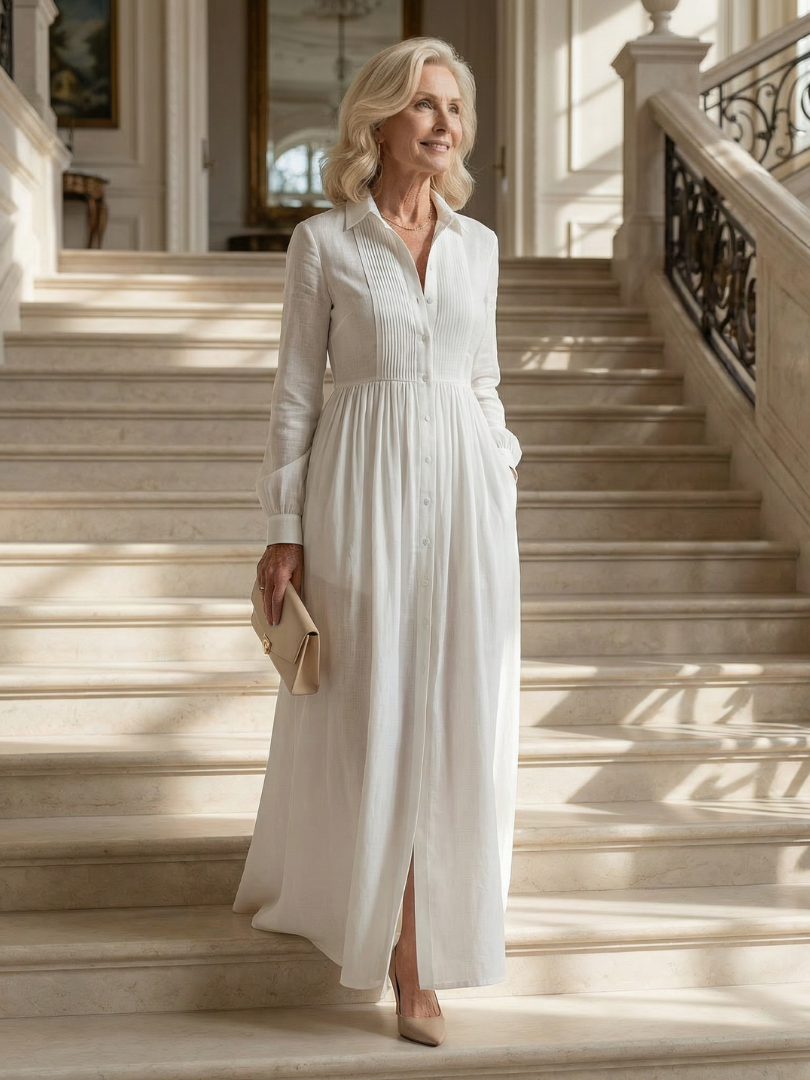 Lorena | Vestido Maxi de Flujo Suave