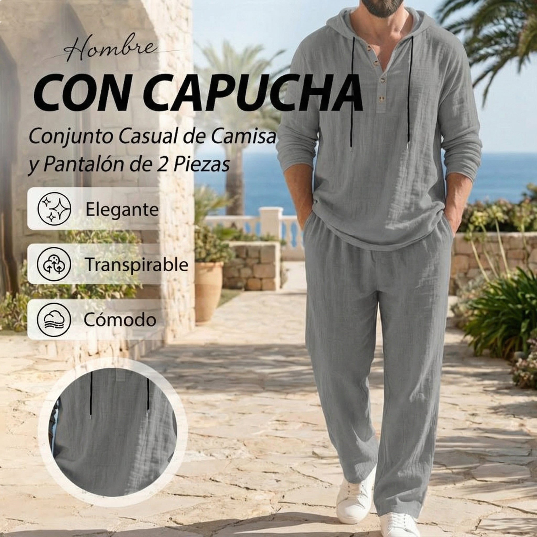 Alex | Conjunto elegante de lino