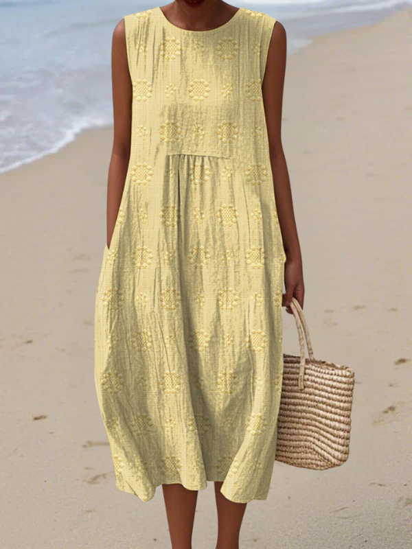 Rose™ | Vestido midi bordado