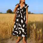 Tatiana™ | Vestido maxi con detalle calado