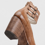Nina | Sandalias de Tacón Cuadrado con Tiras