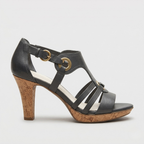 Carla | Sandalias de Tacón Cuadrado con Tobillera