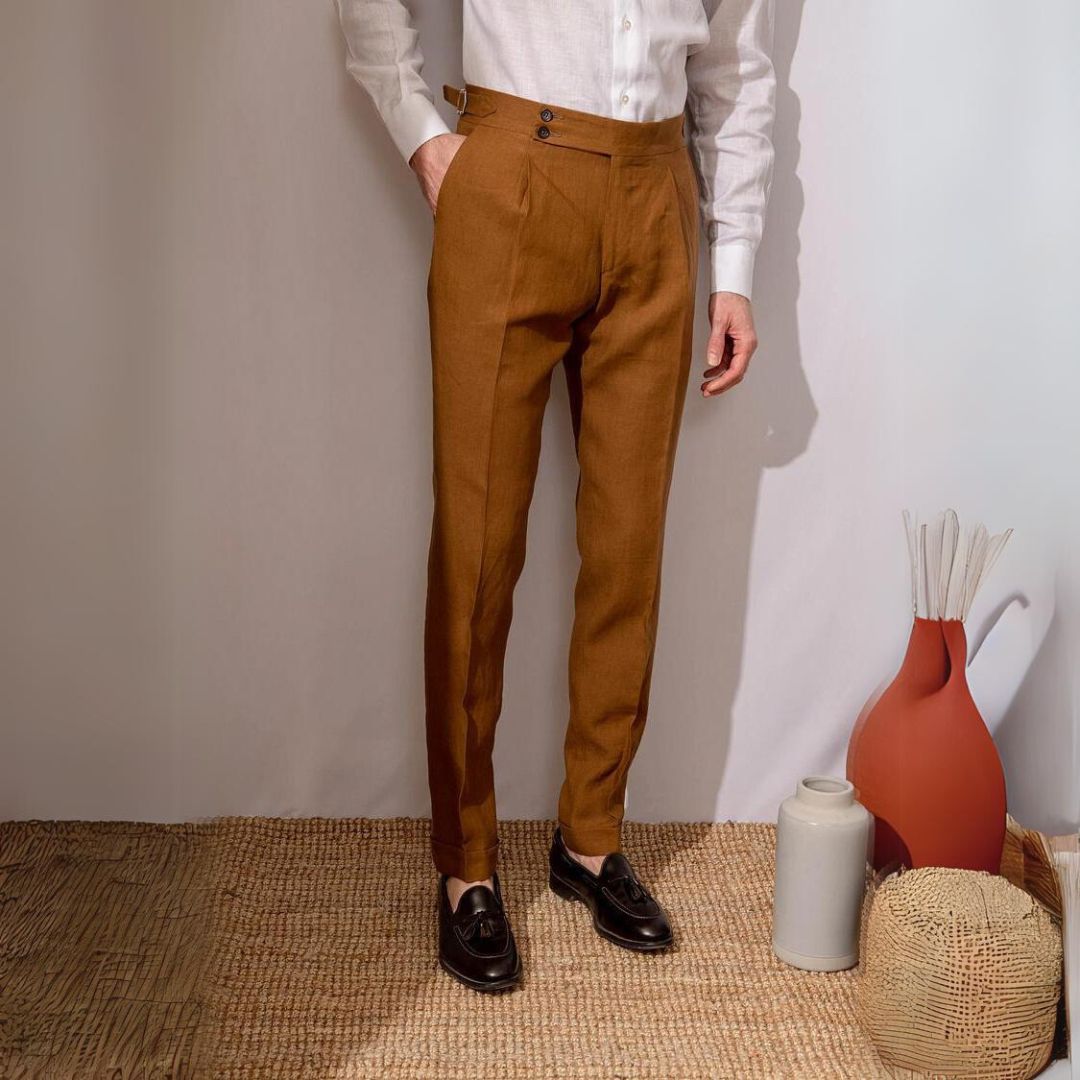 Pantalón de lino Gold Coast