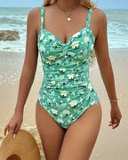 Clara™ | Tankini estampado de una pieza
