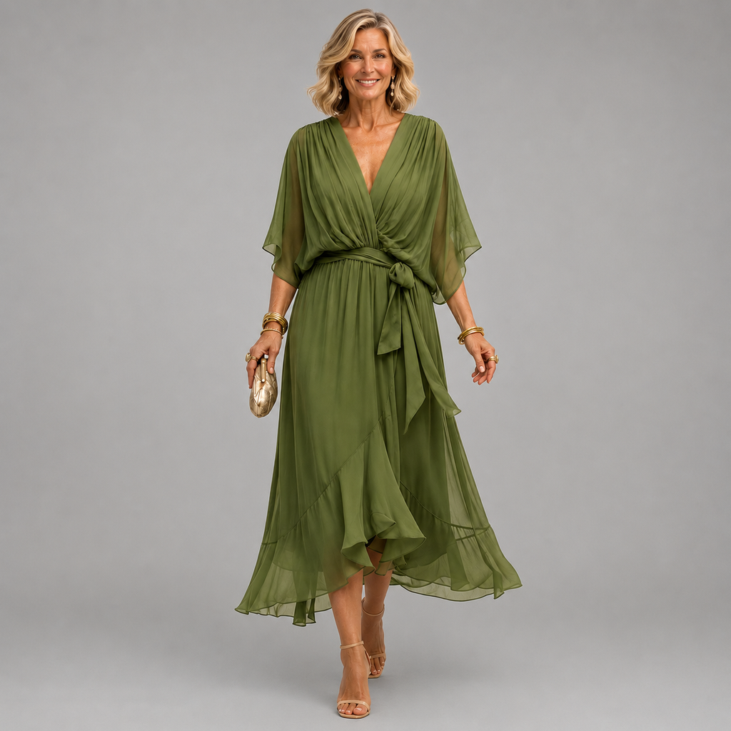 Monica™ | Vestido con escote en V