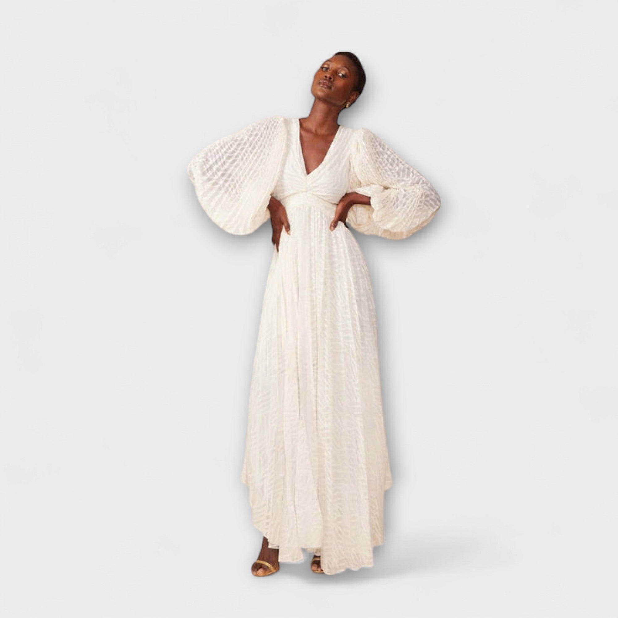 Elsa - Vestidos maxi color crema de Allegory