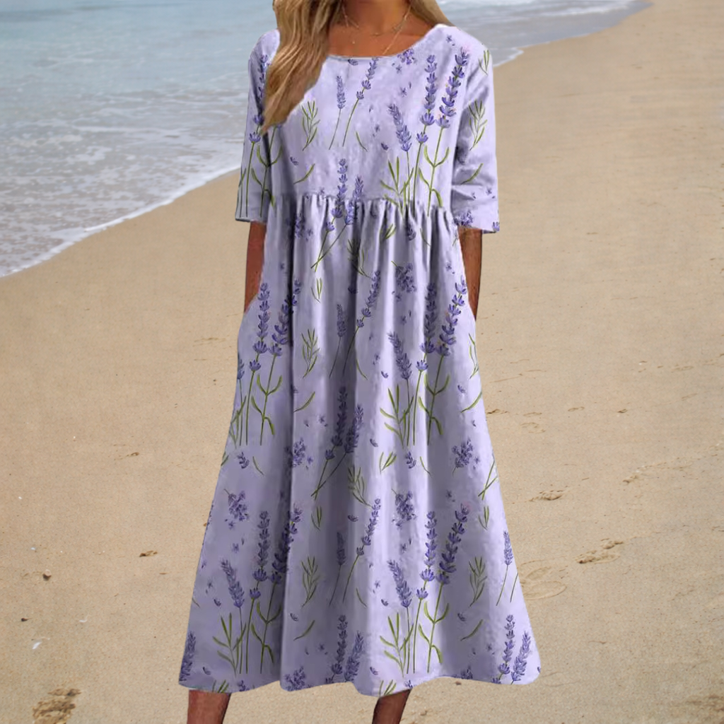 Aurelia | Vestido midi romántico