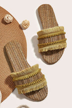 Zapatillas con Flecos