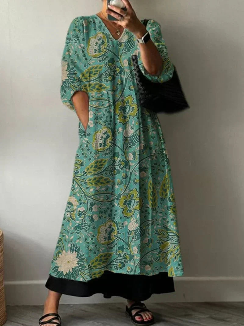 Paula™ | Vestido Floral Elegante