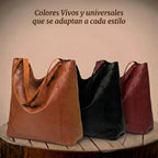 Lorena™ | Bolso de piel moderno y elegante