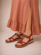 Sandalias de estilo ibicenco que combinan comodidad y elegancia