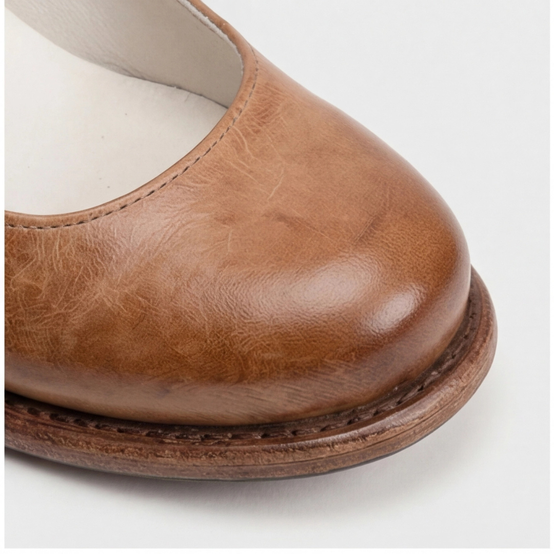 Nina | Sandalias de Tacón Cuadrado con Tiras