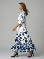 Andrea™ | Vestido Midi con Escote Cruzado