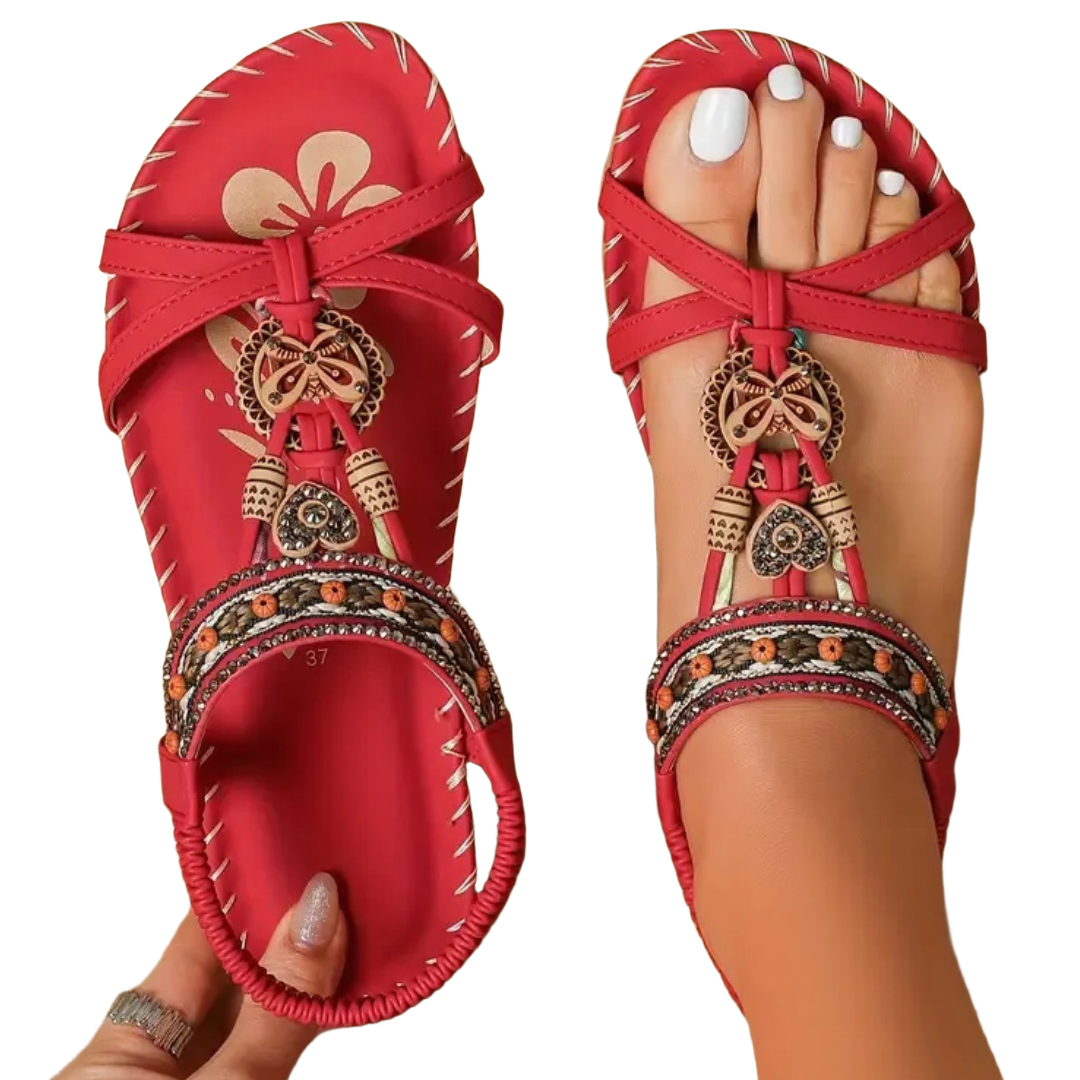 Nada™ | Sandalias ortopédicas de estilo Ibiza para comodidad y elegancia