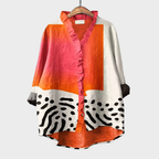 Rowena™ | Blusa de verano con estampado artístico