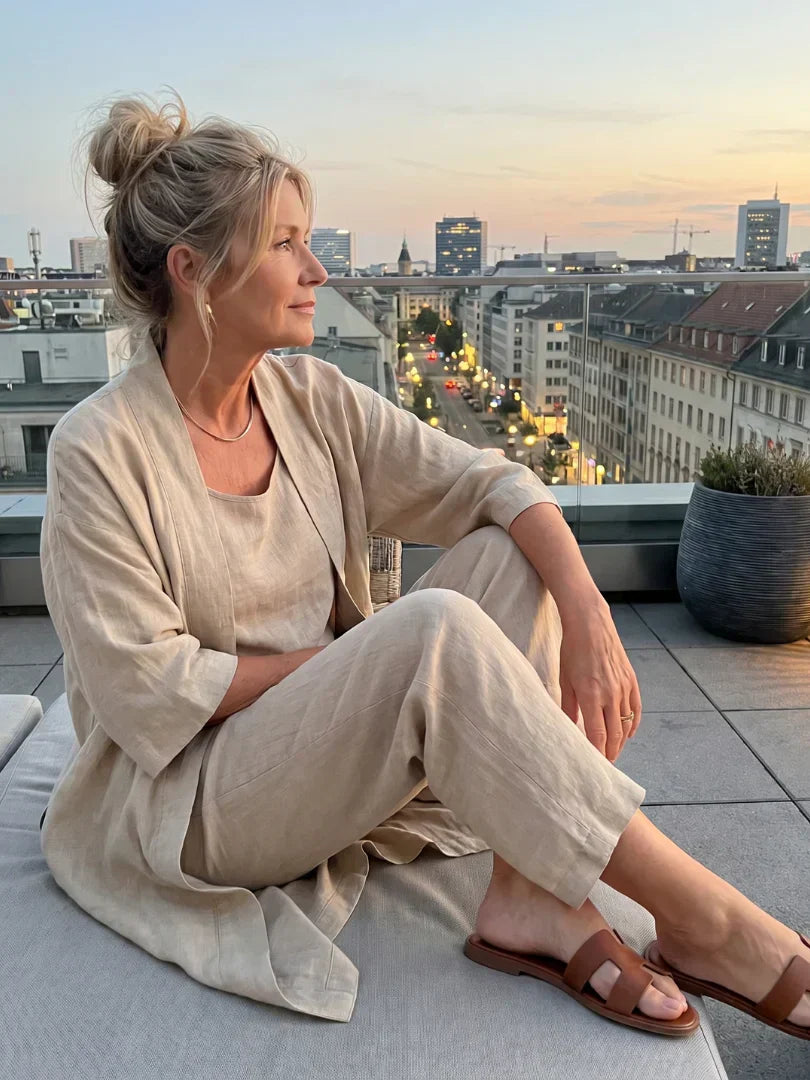 Linnea™ | Juego de lino ligero