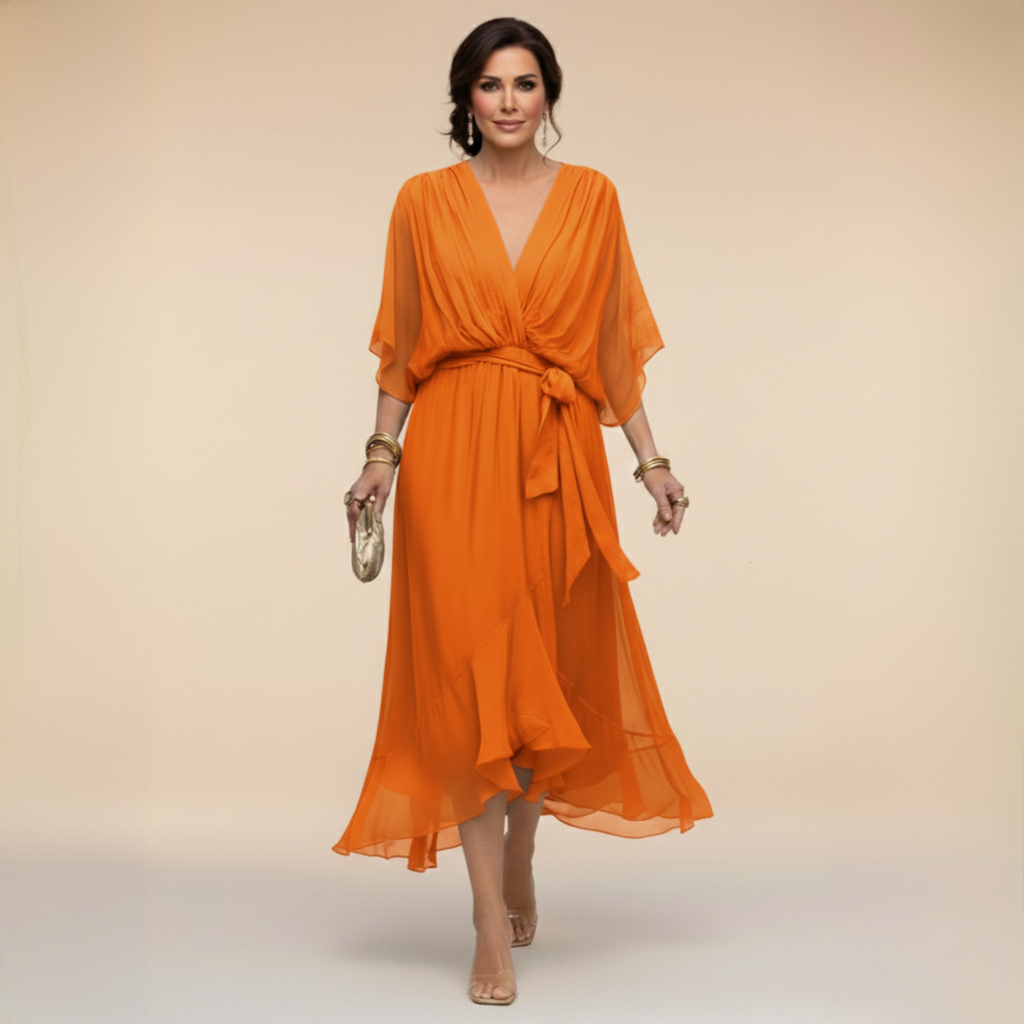 Mónica | Vestido con Escote en V