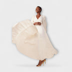 Elsa - Vestidos maxi color crema de Allegory