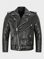 Austin™ | Chaqueta de Cuero Clásica Biker