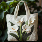 Bolso Artesanal | Lirios Blancos