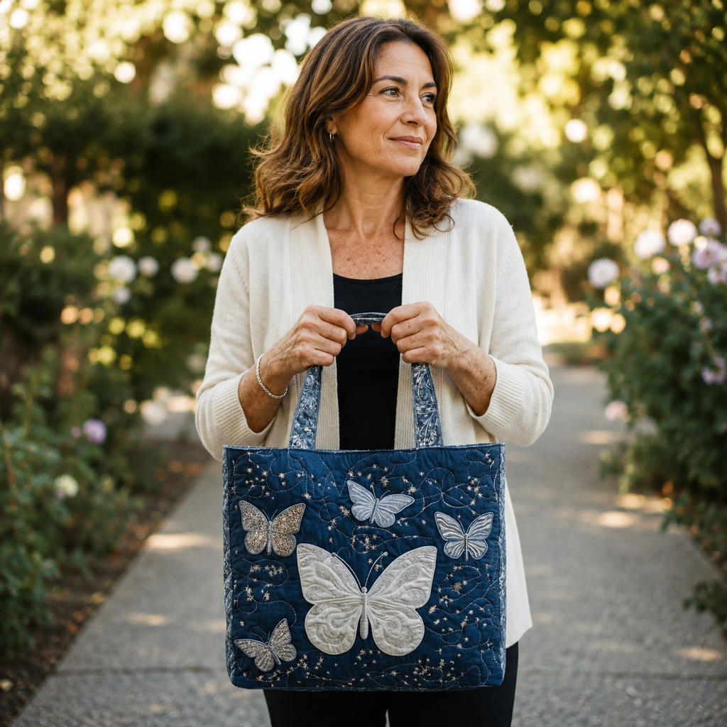 Bolso Artesanal | Mariposa Plateada