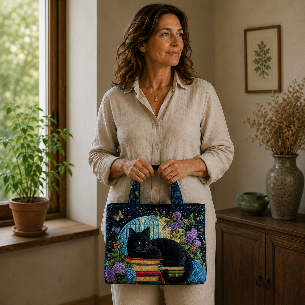 Bolso Artesanal | Gato Negro en Libros