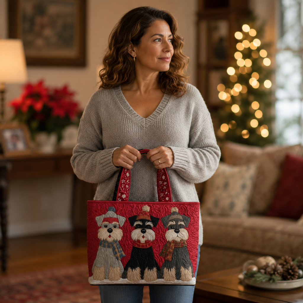 Bolso Artesanal | Trío de Schnauzers
