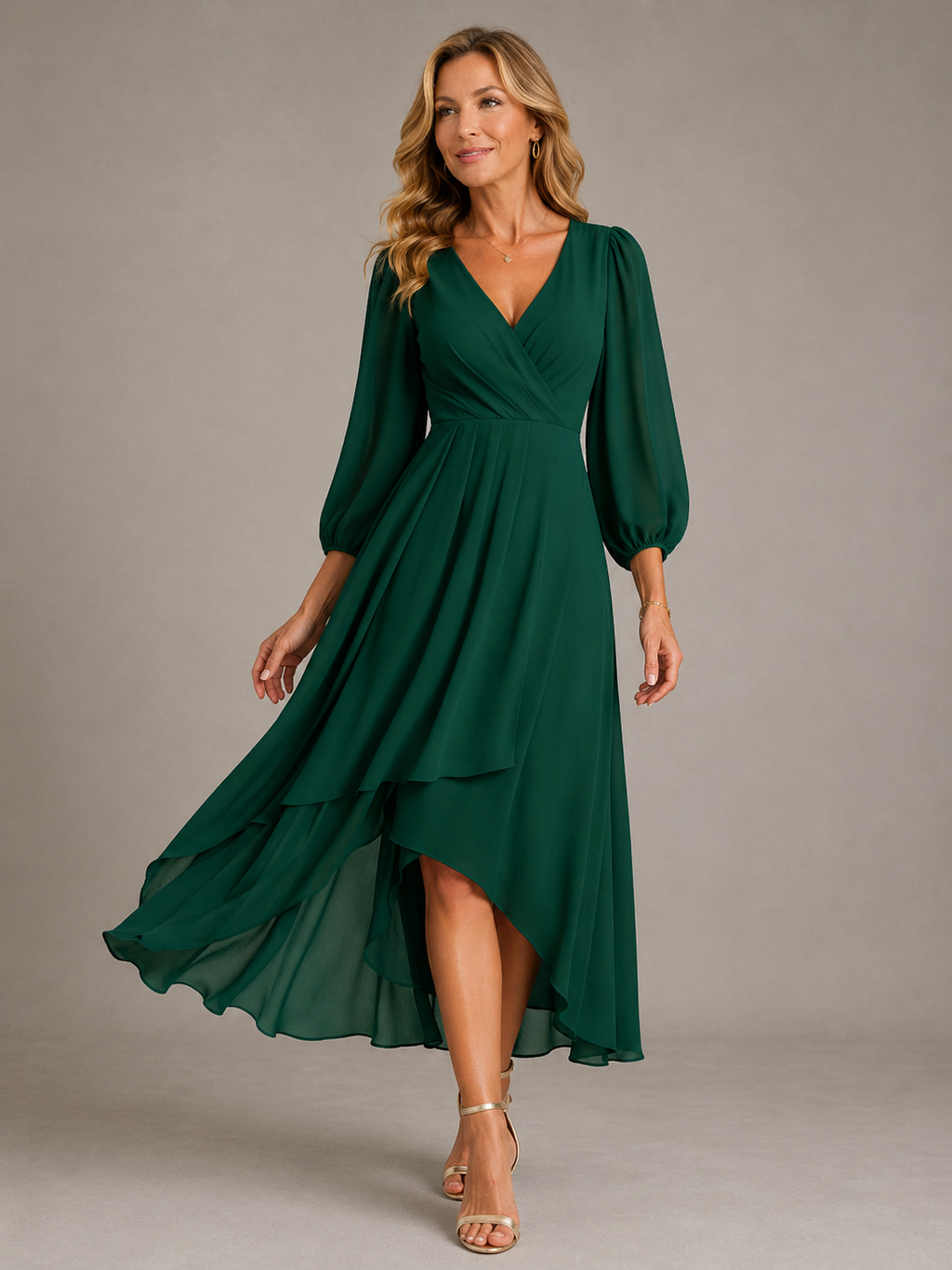 Mía™ | Vestido Largo Elegante con Escote en V