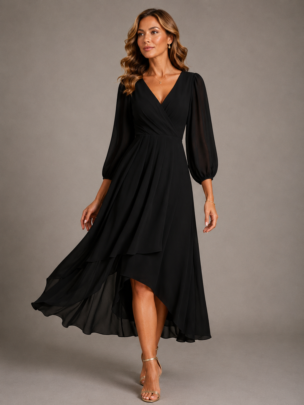 Mía™ | Vestido Largo Elegante con Escote en V