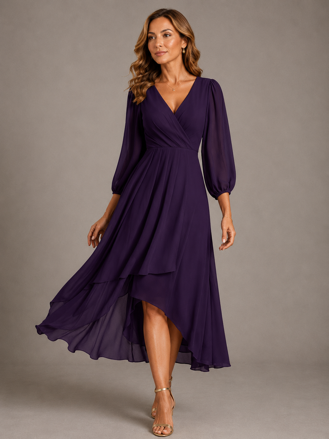 Mía™ | Vestido Largo Elegante con Escote en V
