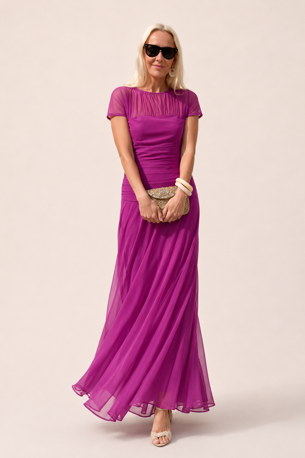 Laura™ | Vestido de Chiffón