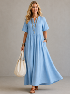 Natalia™ | Vestido Plisado