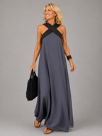 Valeria™ | Vestido Maxi de Elegancia Cruzada