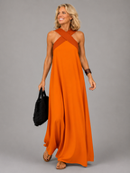 Valeria™ | Vestido Maxi de Elegancia Cruzada