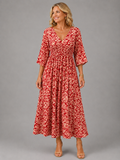 Alicia™ | Vestido Midi de Flujo Bohemio