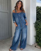 Bo™ | Overol de denim con tirantes