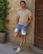 Weston™ | Shorts de mezclilla azul vintage