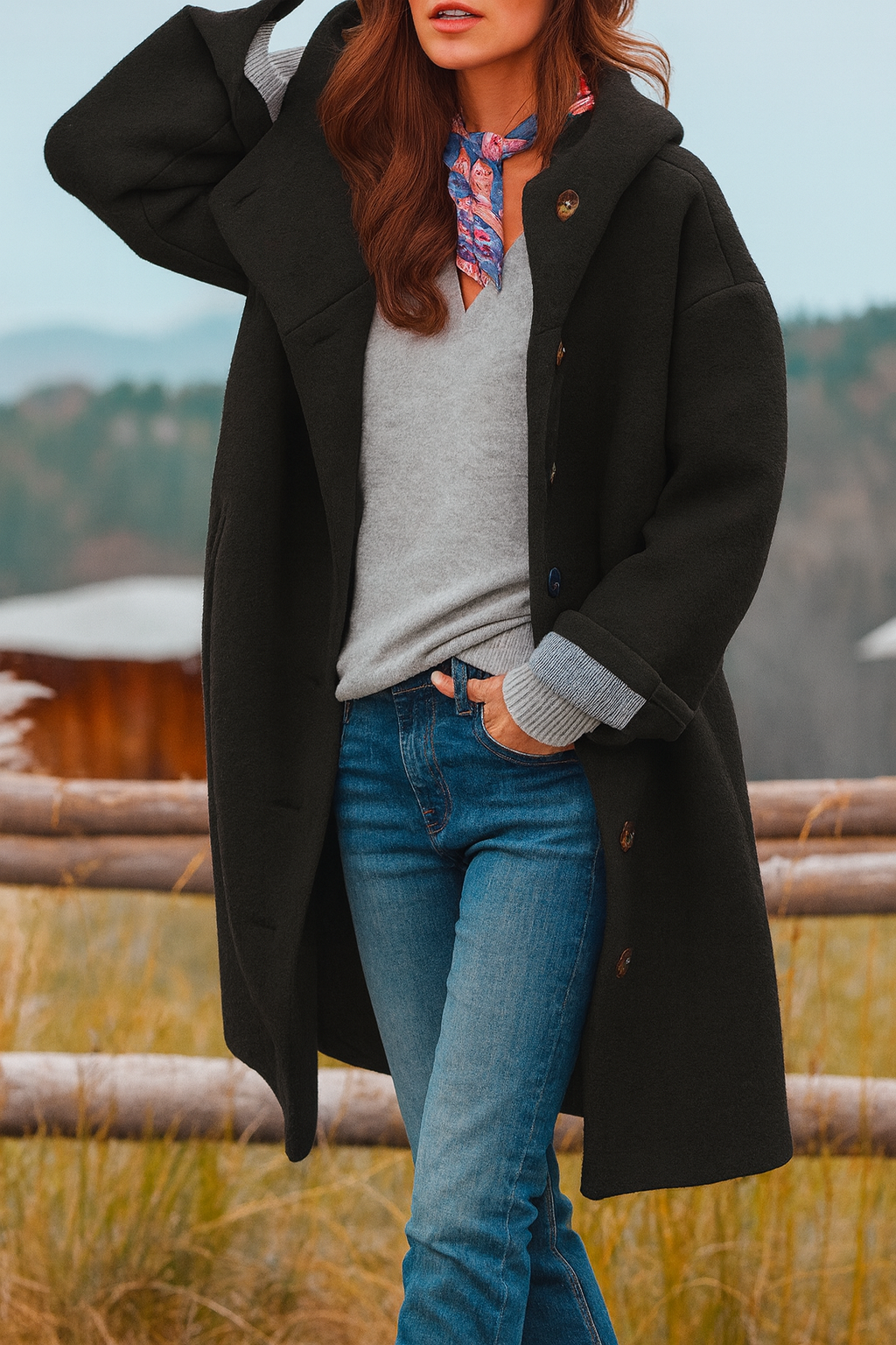LAURA™ | CHAQUETA CON CAPUCHA