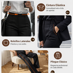 Sofía | Pantalones de traje de cintura alta para mujer