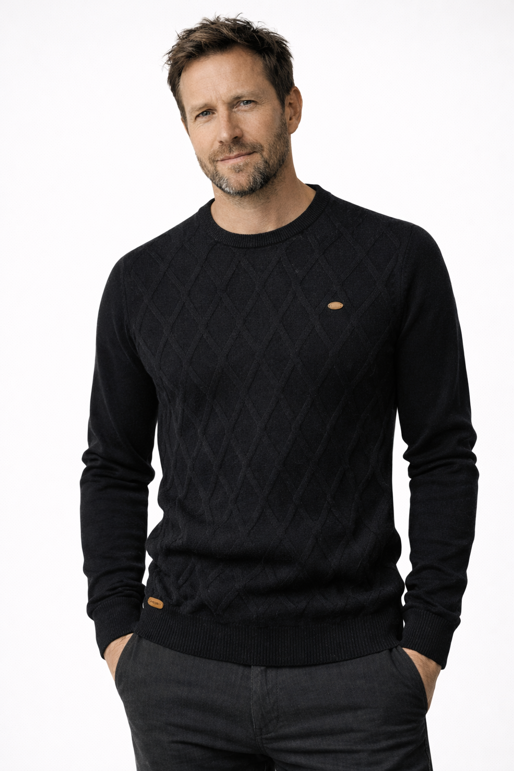 Marco | Jersey de hombre con diseño de rombos