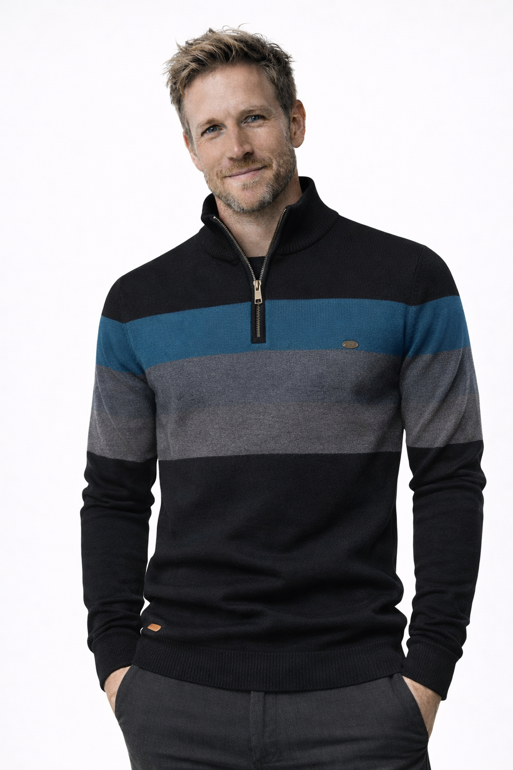 Nahuel | Elegante jersey con cuello alto
