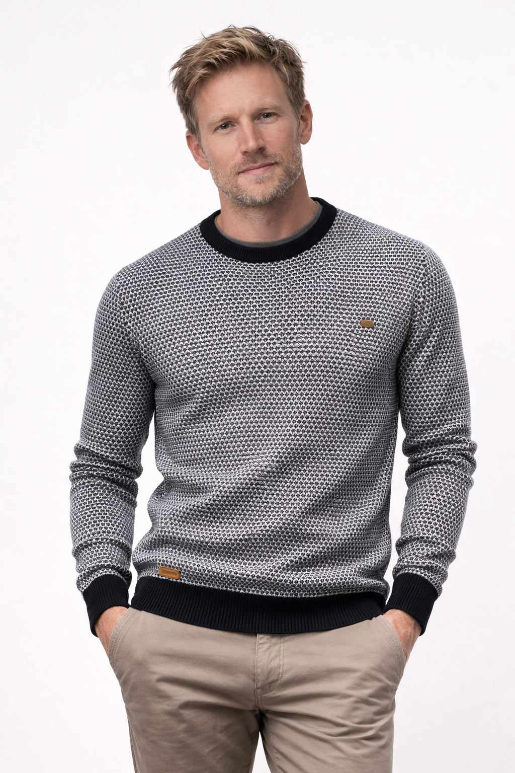 Pau | Jersey de hombre con diseño de rombos