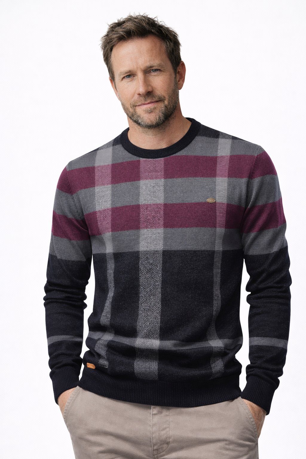 Marco | Jersey de punto para hombre con diseño de rombos