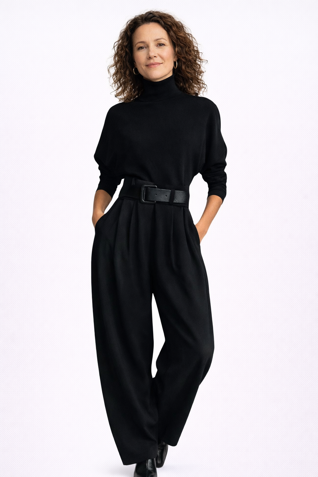 Carla | Elegante mono con cuello alto