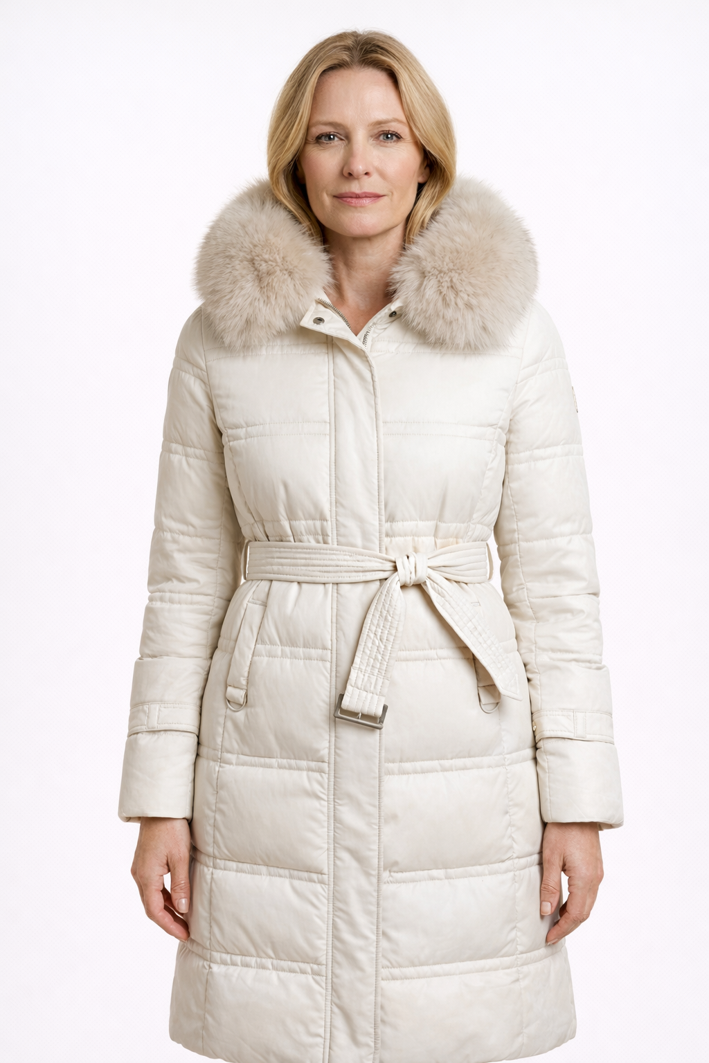 Eva | Chaqueta de invierno de lujo con capucha de piel