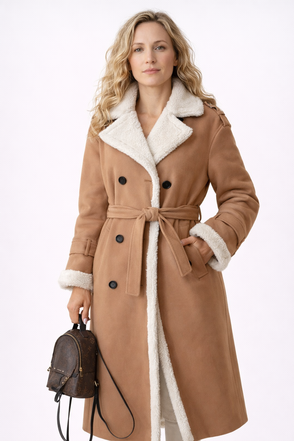 Marina | Abrigo Teddy de lujo