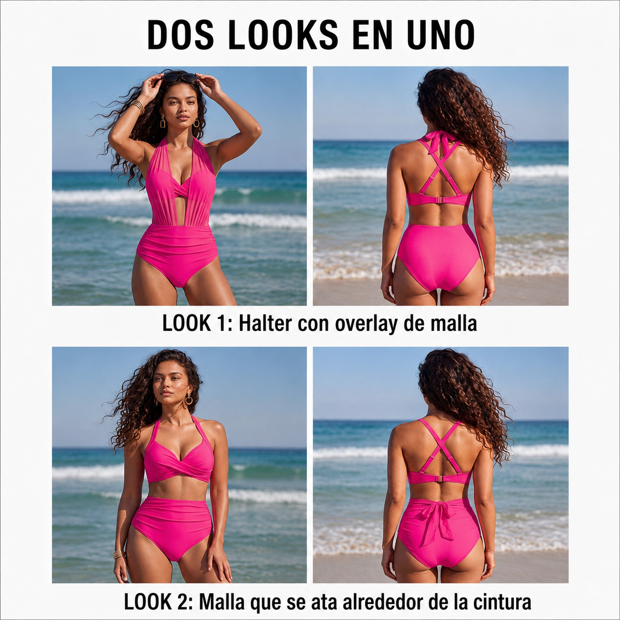 Elvira | Bikini Reductora de Cintura 2 en 1 de Talle Alto (1+1 GRATIS)
