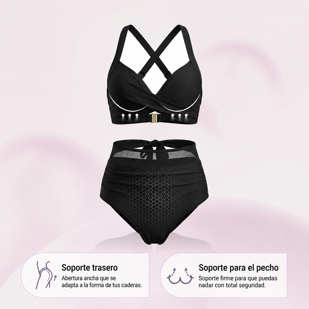 Elvira | Bikini Reductora de Cintura 2 en 1 de Talle Alto (1+1 GRATIS)